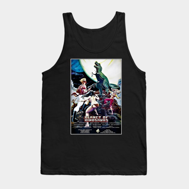 Planet of Dinosaurs Tank Top by SciFi_Kaiju_Guy